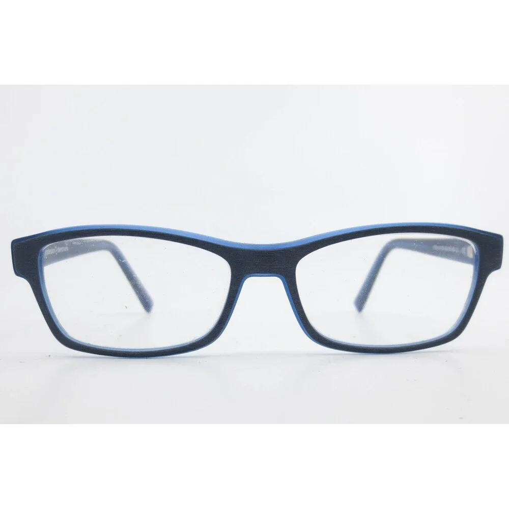 ProDesign Denmark 1778 c.9136 Blue Rectangular Eyeglass Frames 53-16-135 CJ